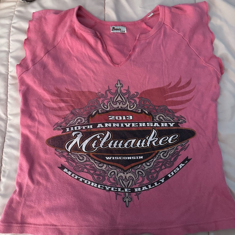 Barbie Pink Fitted Graphic Tee